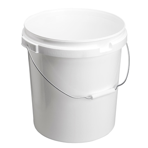 Picture of Emmer 20L wit met metalen handvat