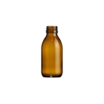 Picture of Syrup bottle glass 125ml ROPP28 amber