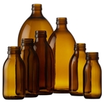 Picture for category Amber glass syrup bottles