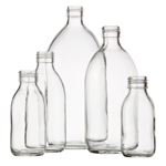 Picture for category Clear glass syrup bottles