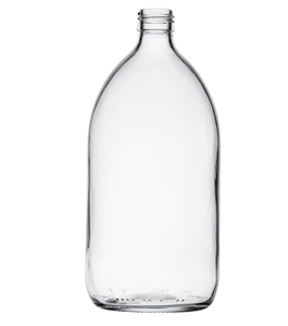 Picture of Syrup bottle glass 1.000ml ROPP28 clear