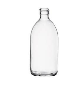 Picture of Syrup bottle glass 500ml ROPP28 clear