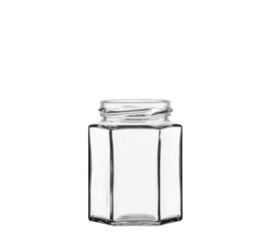 Image sur Bocal hexagonal 280ml verre TO63 clear