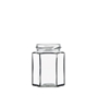 Picture of Bokaal Hexagonaal 195ml glas 6 facetten TO58 clear